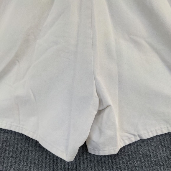 Chic Women's Chino Shorts White Size 8 Slash Pockets Made in USA - Picture 4 of 12